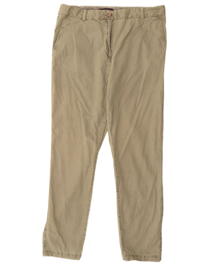 MARKS & SPENCER Slim Chino-bukser til kvinder UK 12 Medium W30 L28 Khaki