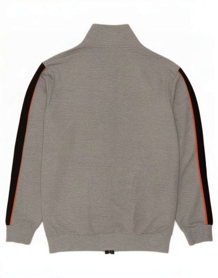 Kappa Herre træningsdragt Topjakke Stor Grå Colourblock Polyester
