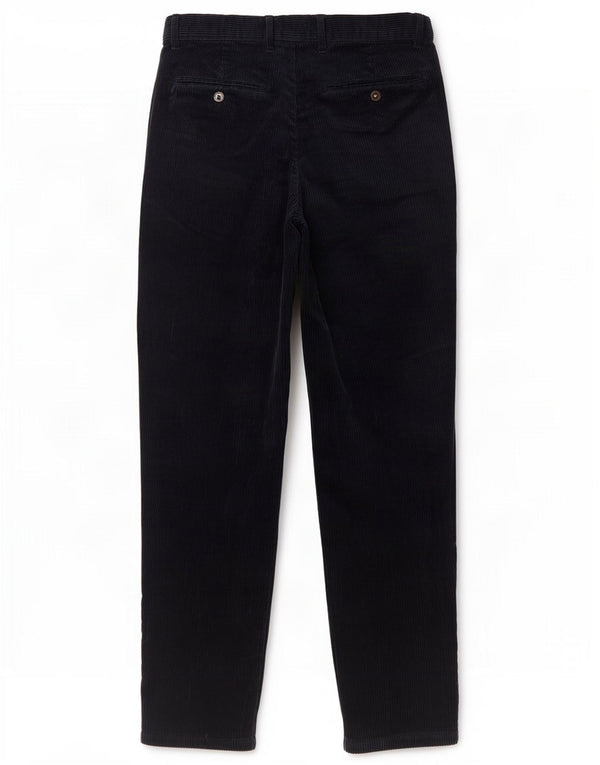 Zara Herre Tapered Corduroy Bukser EU 36 XS W29 L28 Navy Blue