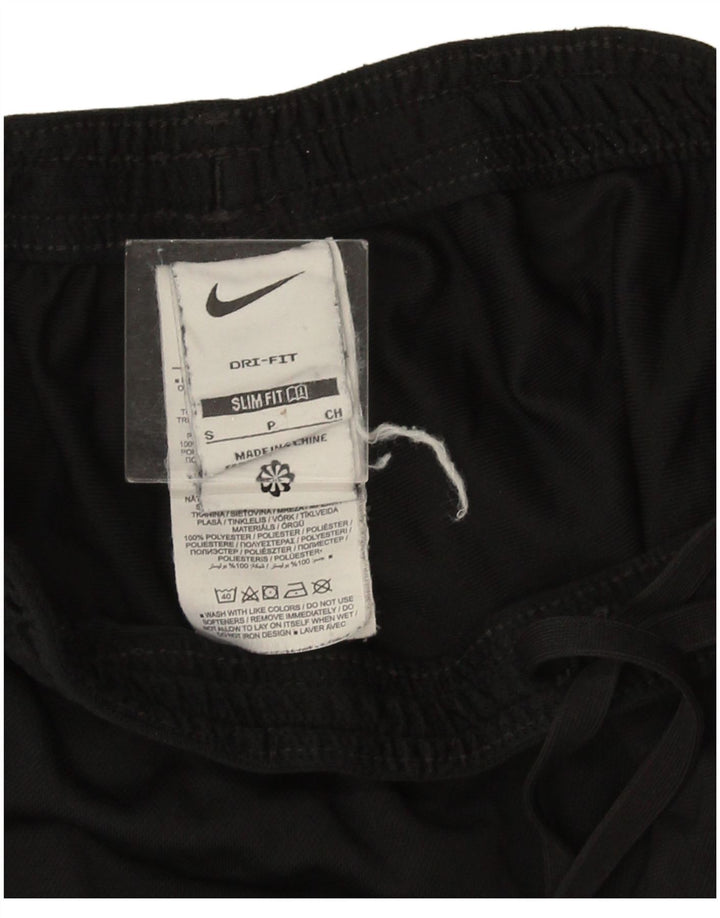 Nike Herre Dri Fit Slim Træningsdragt Bukser Small Black Colourblock Polyester