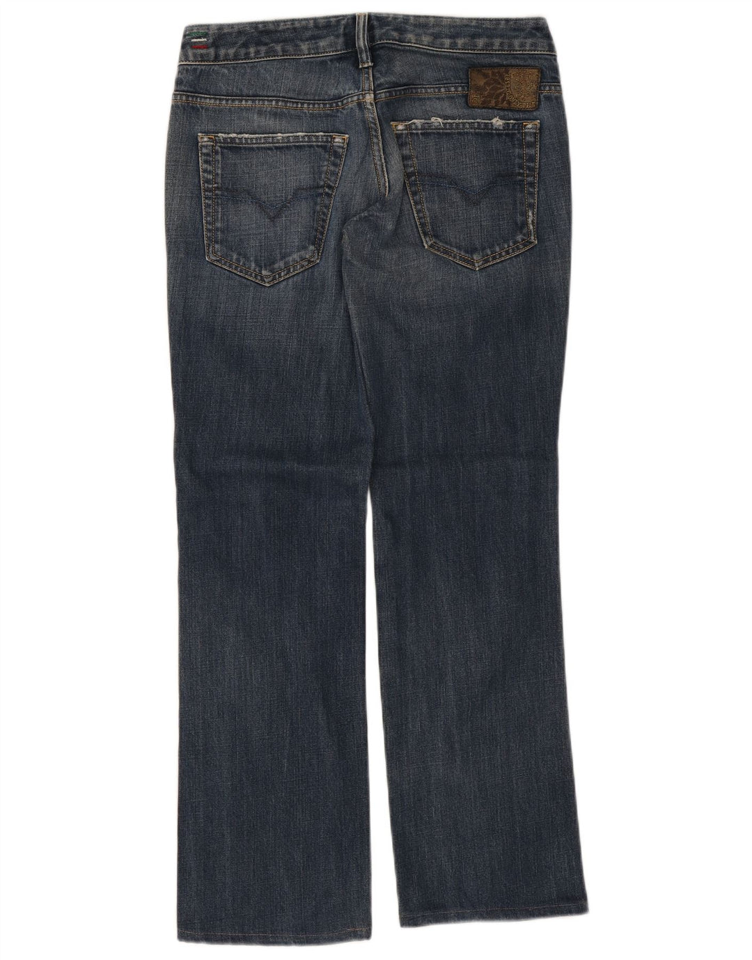 Diesel Dame Ryoth Bootcut Jeans W28 L30 Blå Bomuld