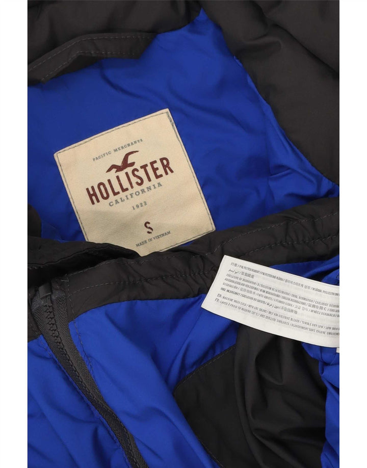 Hollister Polstret Gilet til mænd UK 36 lille grå polyester