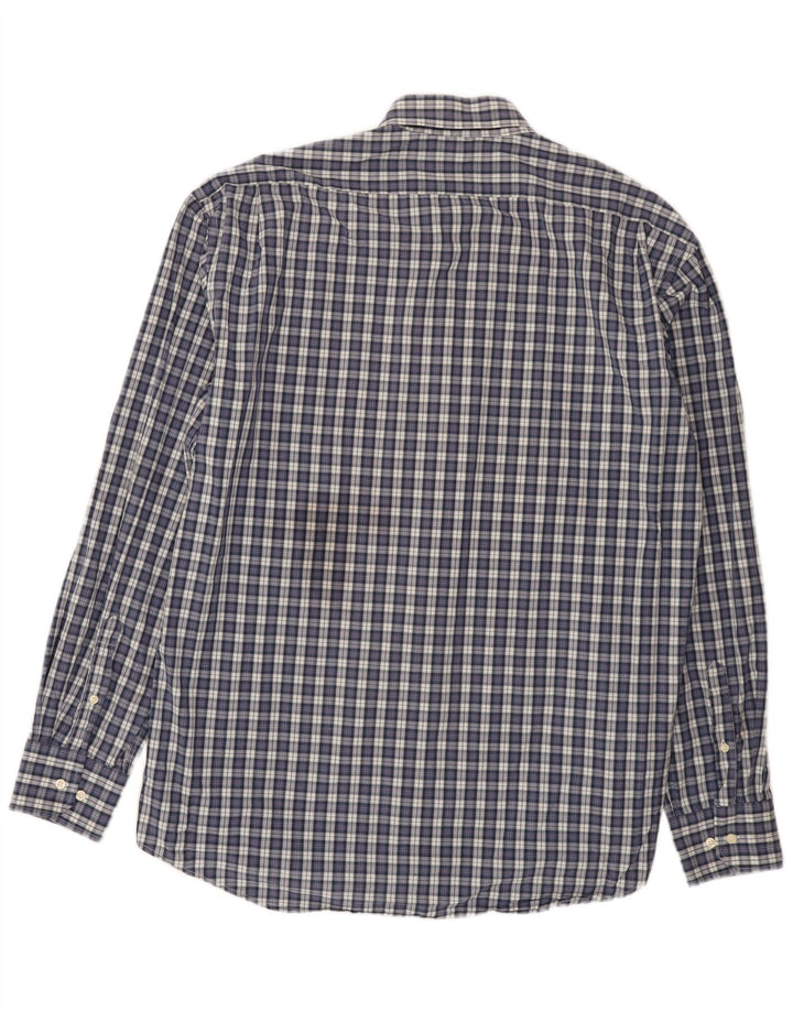 Bedste firma herre Regular Fit skjorte 2XL marineblå ternet bomuld