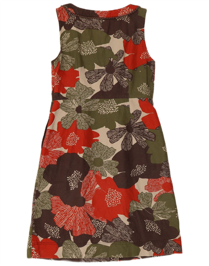 LAURA ASHLEY Kvinders weekendskedekjole UK 12 Medium Flerfarvet