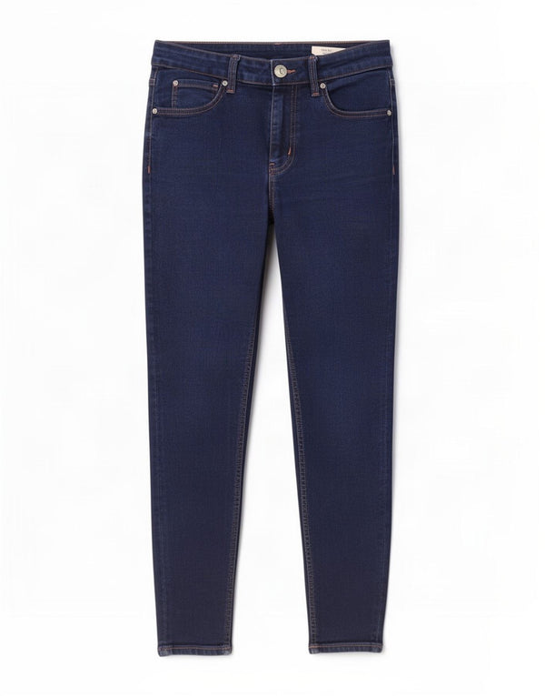 Marks & Spencer Dame The Ivy Skinny Jeans UK 12 Medium W30 L25 Navy Blue
