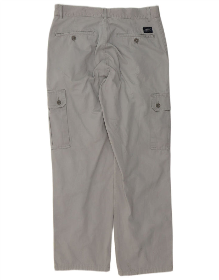 KEEGAN Straight Cargo Bukser IT 48 Medium W32 L30 Grå Bomuld