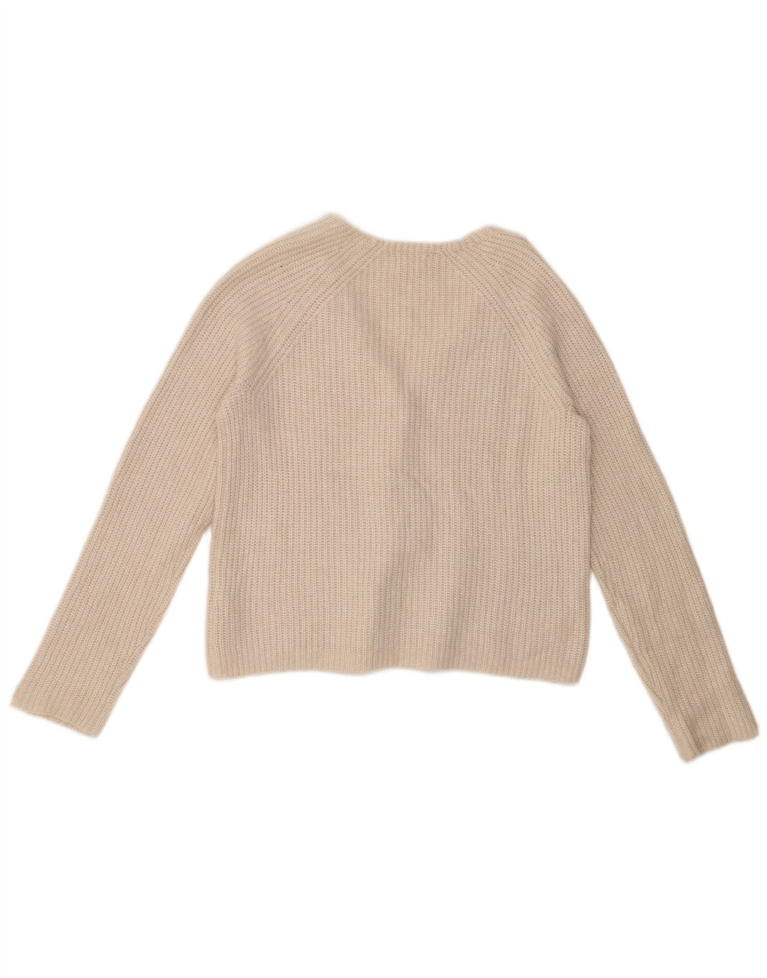 FAT FACE Womens Crop Oversized cardigan sweater UK 10 Small White Nylon