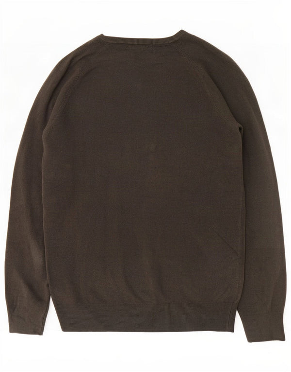 Marks & Spencer Herre V-hals sweater Medium Grå Akryl