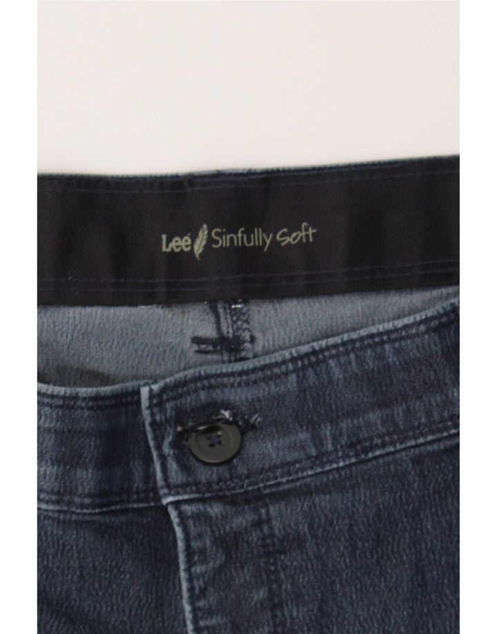 LEE Womens Bootcut Jeans W36 L31 Navy Blue Vintage Lee and Second-Hand Lee from Messina Hembry 