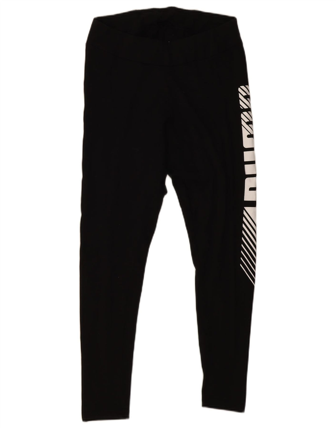 Puma Grafiske Leggings til kvinder UK 12 Medium Sort Bomuld