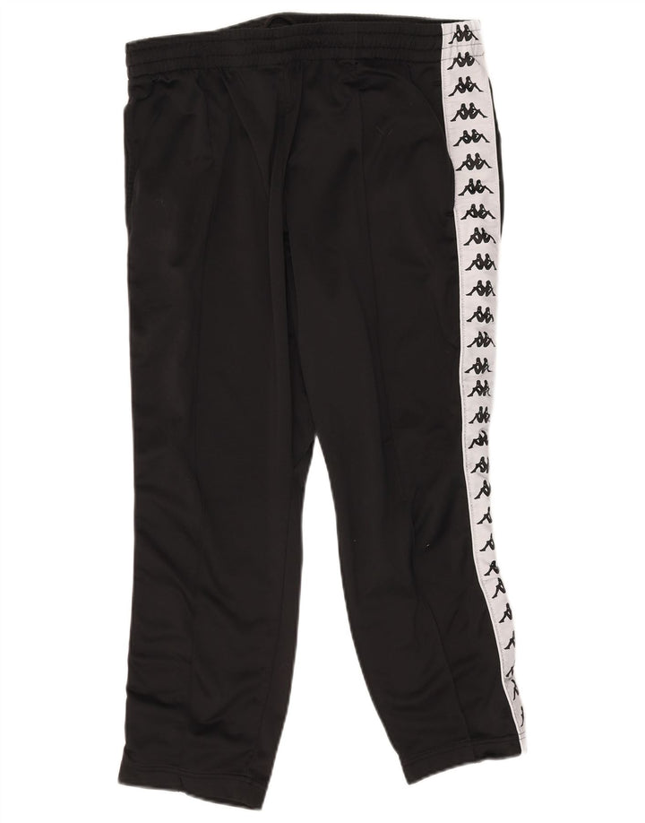 Kappa Herre grafisk træningsdragt Bukser Joggers Large Black Colourblock