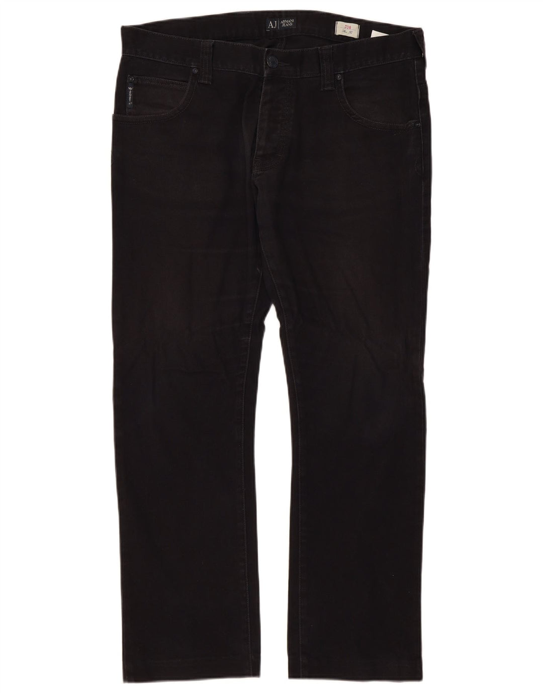 Armani Herre J08 Slim Jeans W36 L30 Sort Bomuld