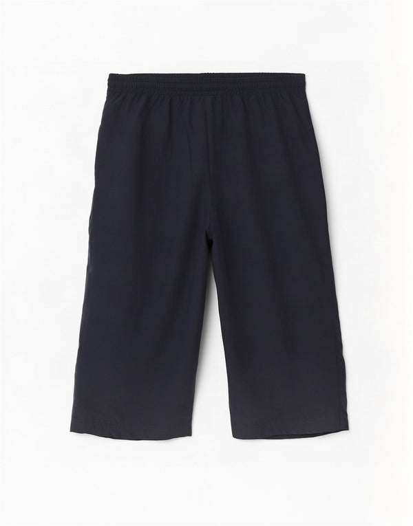 Adidas Womens Bermuda Sports Shorts UK 12 Medium Navy Blue Polyester