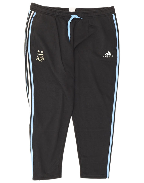 ADIDAS Mens Argentina National football Tracksuit Trousers 2XL  Black