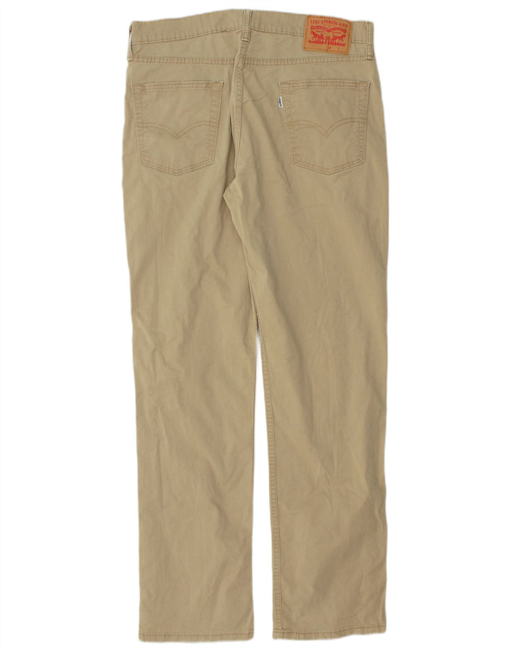 LEVI'S Straight Chino-bukser til mænd W32 L32 Beige Bomuld