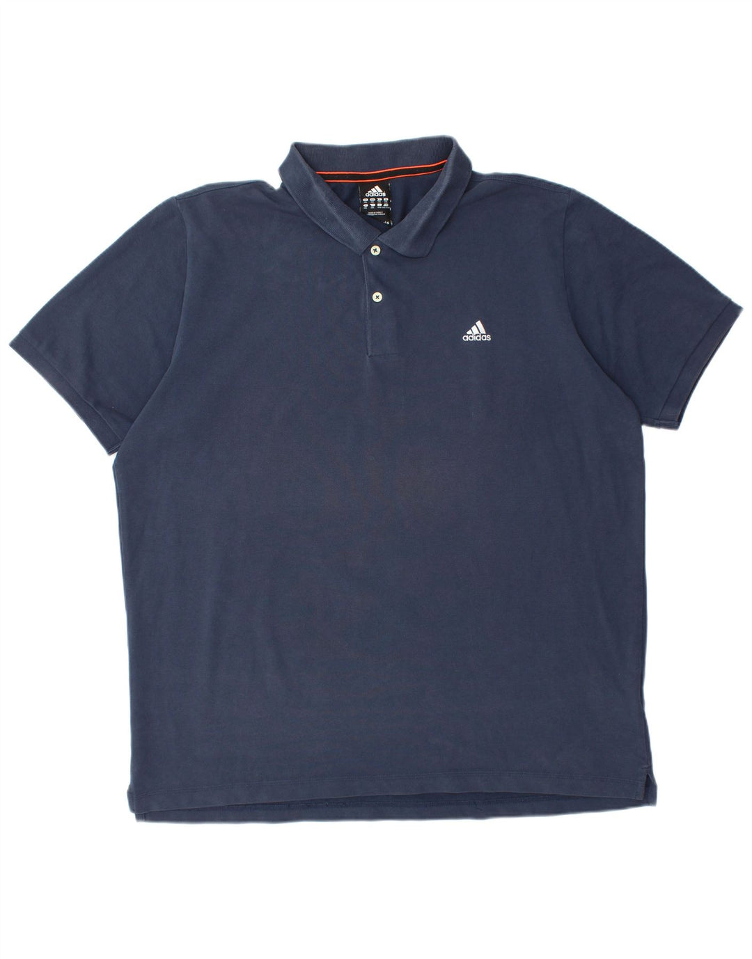 ADIDAS Climalite poloshirt til mænd 2XL marineblå bomuld