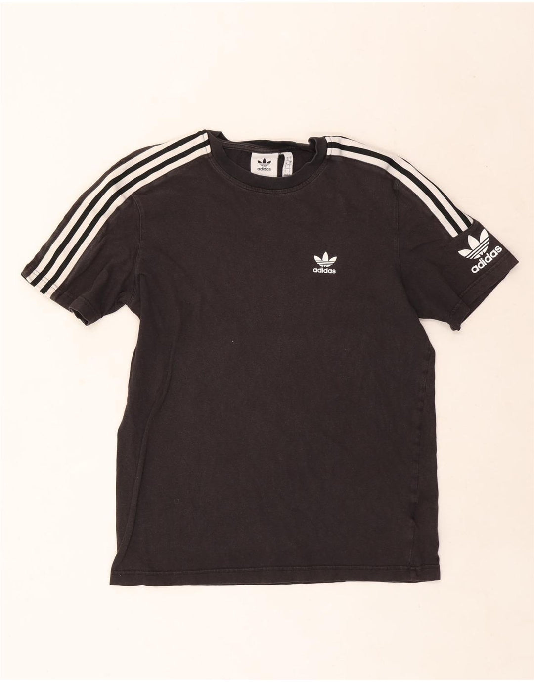 Adidas Herre grafisk T-shirt top lille sort bomuld