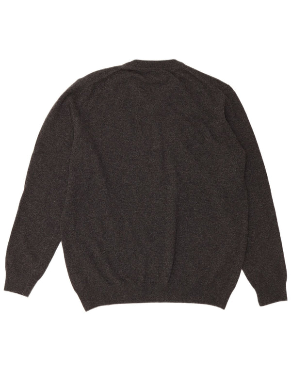 Barbour Herre V-hals sweater 2XL Grå Uld