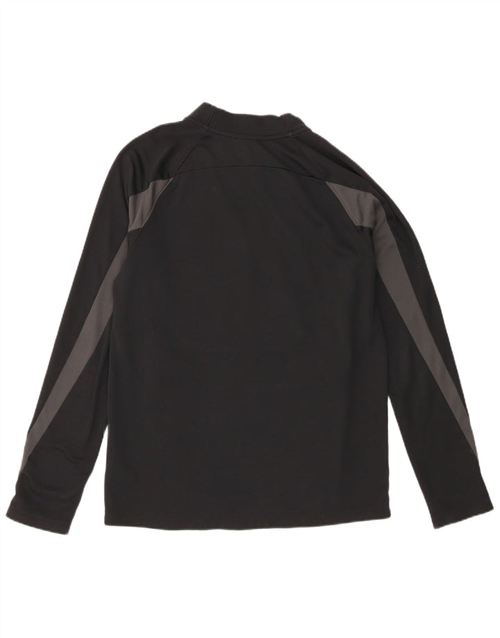 Nike Herre Therma-Fit Pullover Træningsdragt Top Medium Sort Colourblock