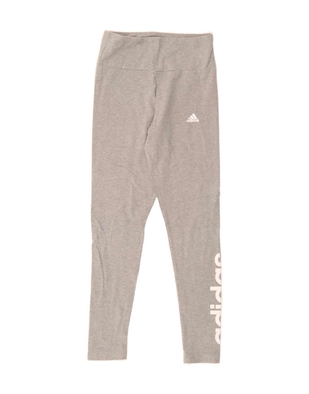 ADIDAS Womens Graphic Leggings UK 8/10 Small Grey Cotton Vintage Adidas and Second-Hand Adidas from Messina Hembry 