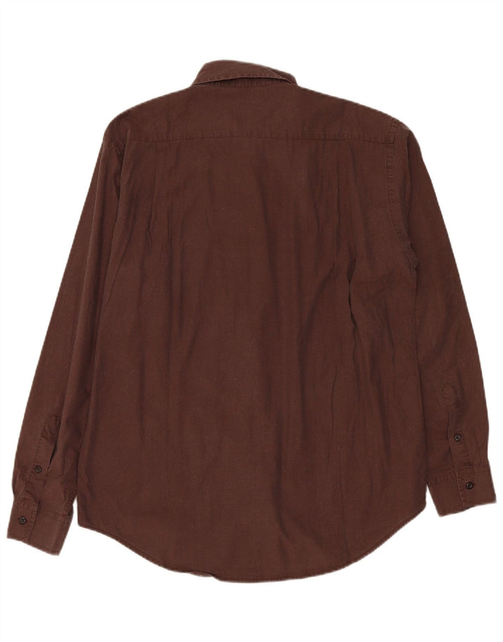 Benetton Herreskjorte Medium Bourgogne bomuld