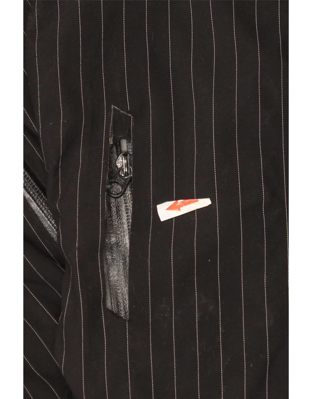 Helly Hansen Herre Grafisk Hætte Regnjakke UK 38 Medium Sort Stribet