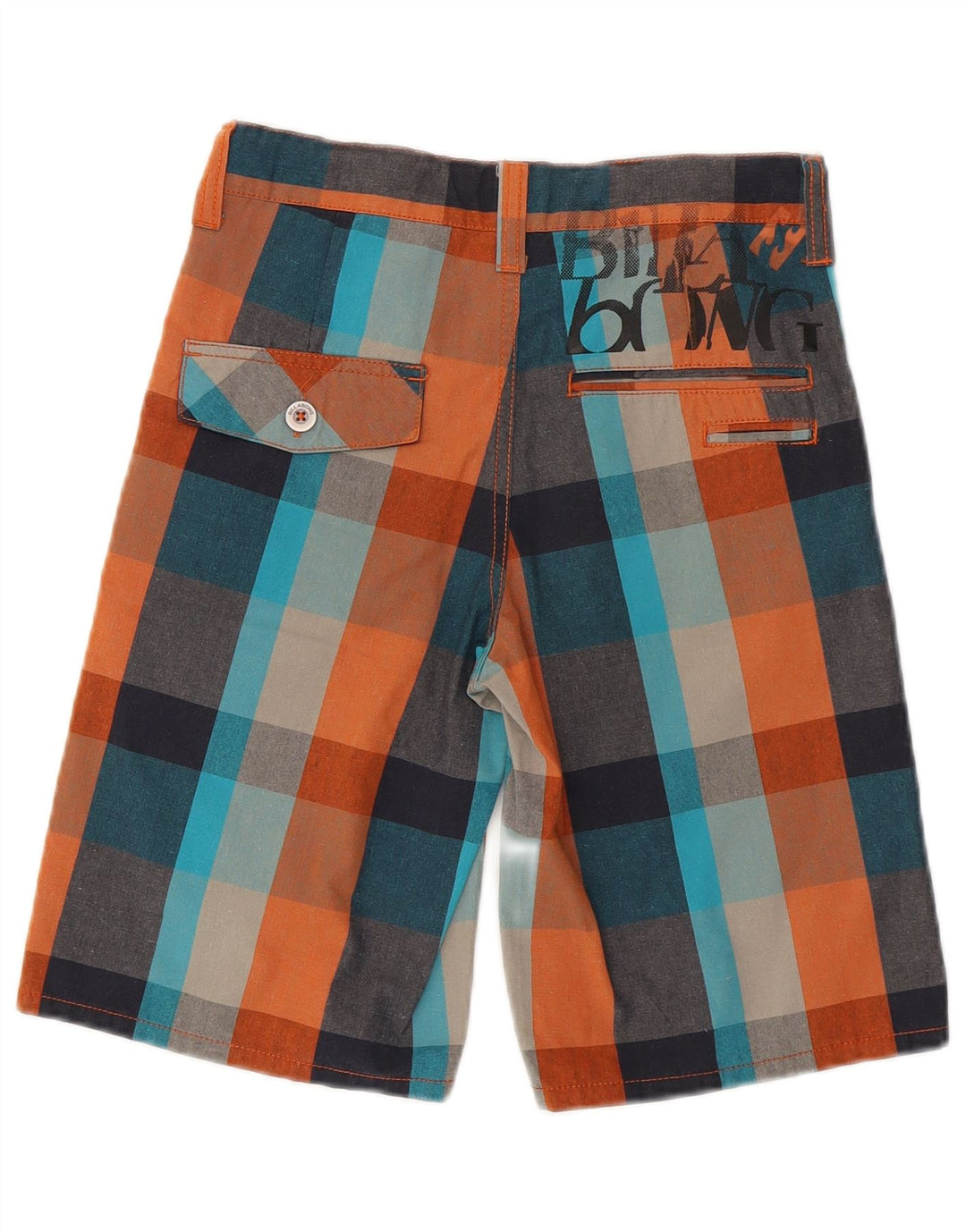 BILLABONG Boys Graphic Casual Shorts 11-12 Years W26  Multicoloured Check