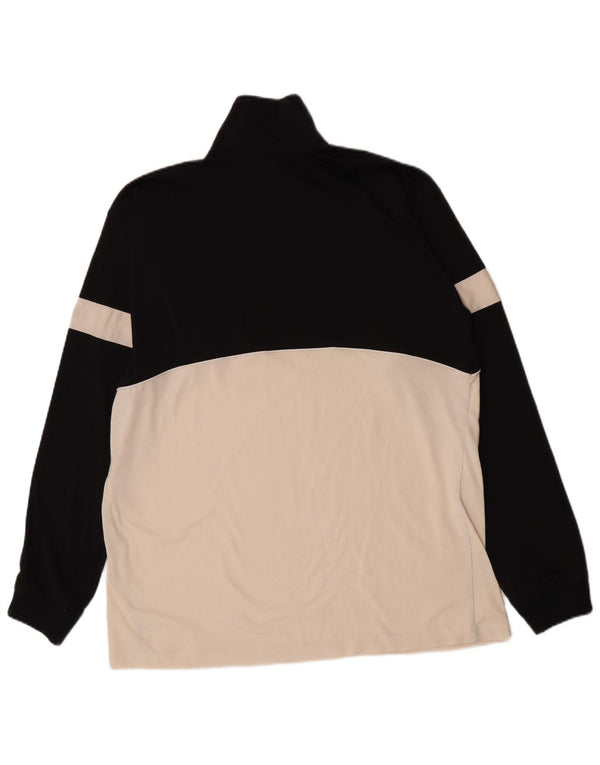 Champion Herre lynlåshals Grafisk Pullover træningsdragt Top XL Sort Colourblock