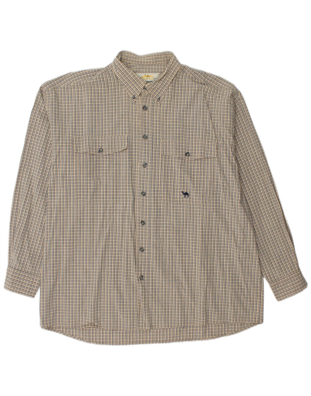 Camel Active Herreskjorte XL Beige Gingham