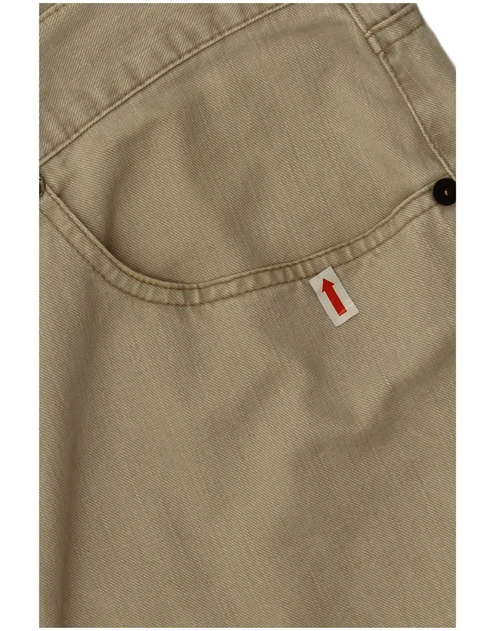 Armani Straight Jeans til mænd W36 L28 Beige Bomuld