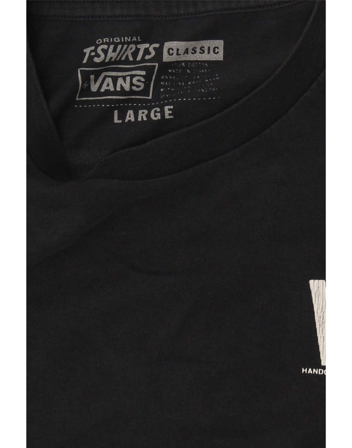 Vans Herre grafisk T-shirt Top Stor marineblå bomuld
