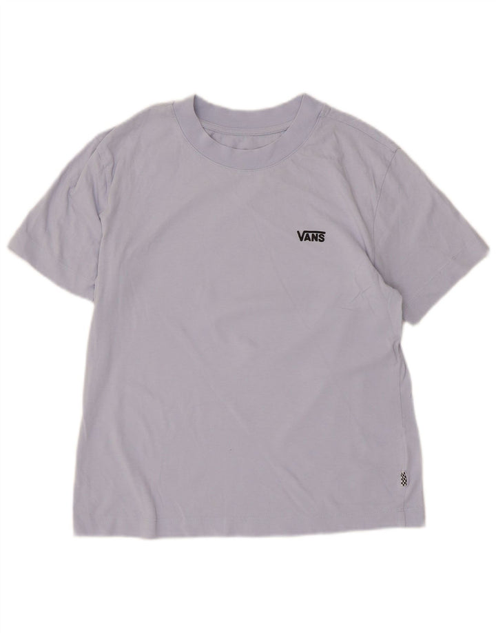 Vans T-Shirt Top UK 10 Lille Blå