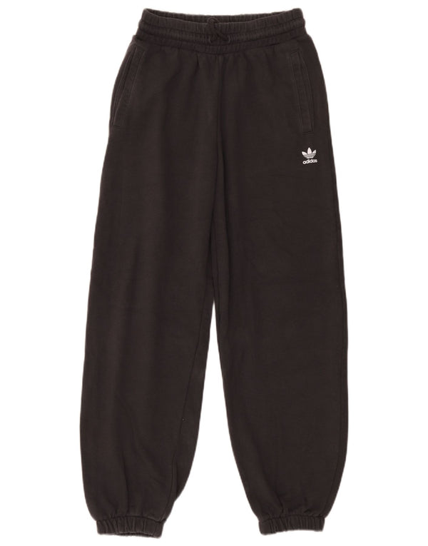 Adidas Dame træningsdragt Bukser Joggers UK 10 Små Grå Bomuld