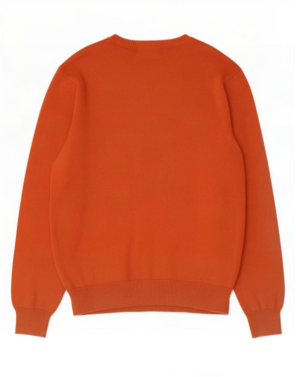 Marks & Spencer Herre Blue Harbor Crew Neck trøje Sweater Large Orange