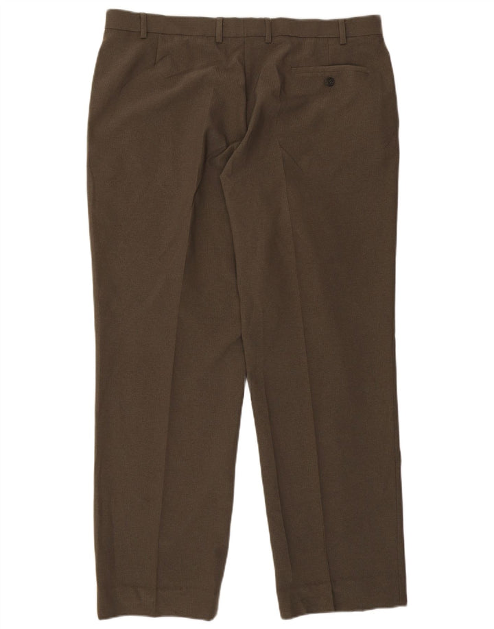 Marks & Spencer Straight Suit Bukser til mænd W40 L30 Khaki