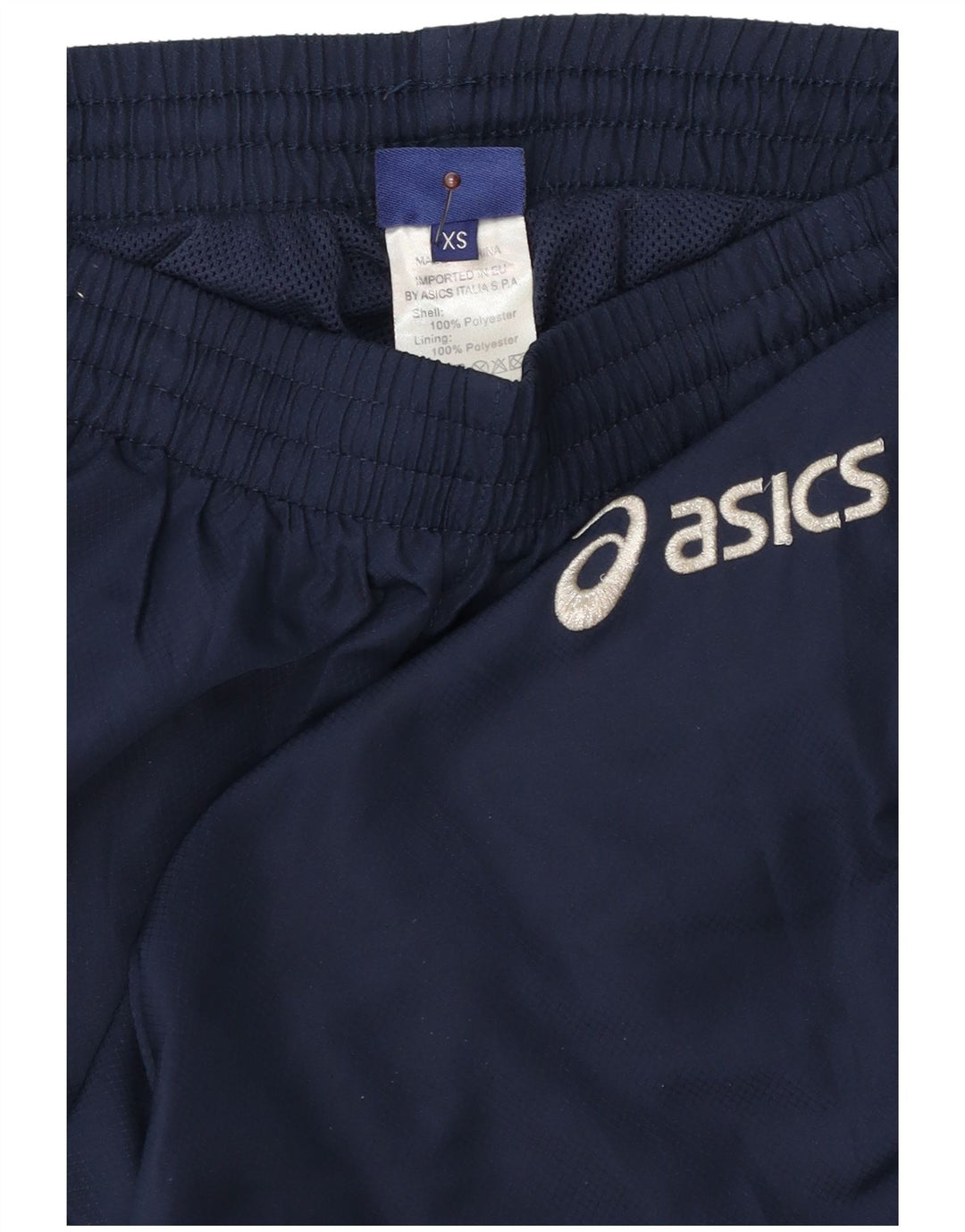 Asics Herre Windbreaker Bukser XS Navy Blue Polyester Sports