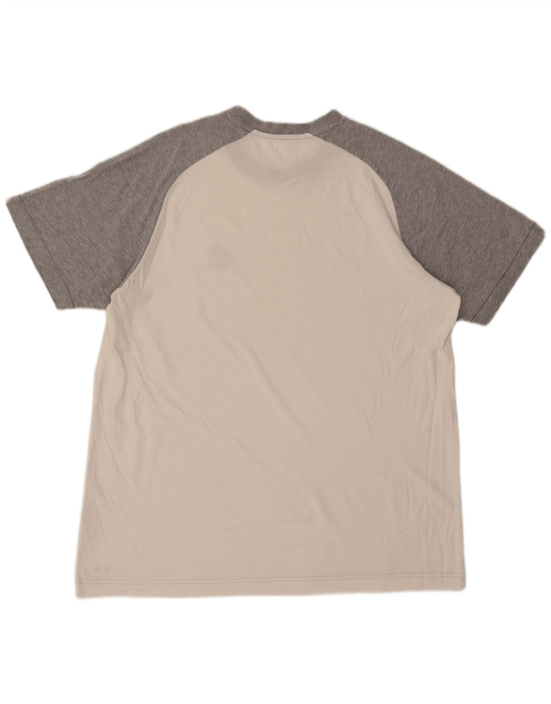 LOTTO Herre T-Shirt Top UK 46/46 3XL Hvid Colourblock Bomuld