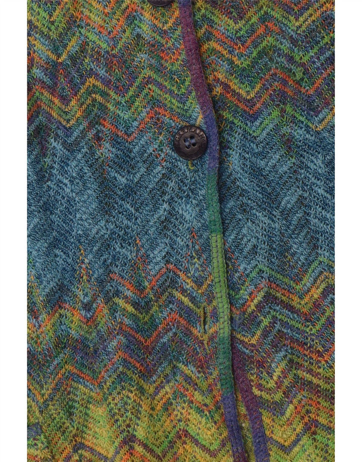 St. Germain Dame Cardigan Sweater IT 46 Stor Flerfarvet Chevron