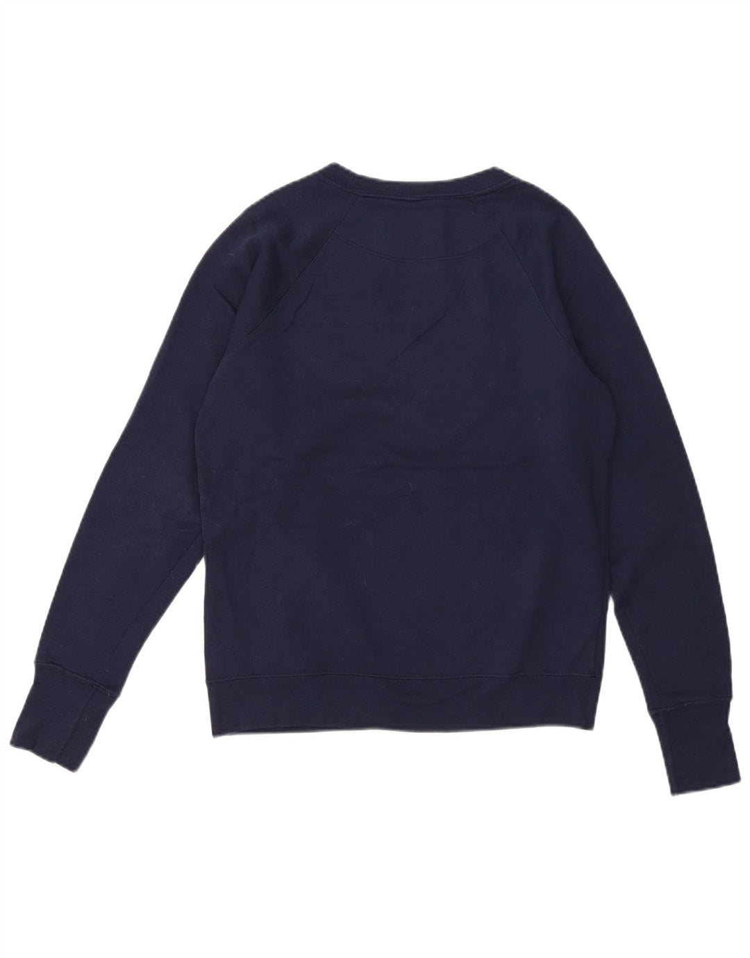 Champion Dame Grafisk Oversized Sweatshirt Jumper UK 10 Small Navy Blue