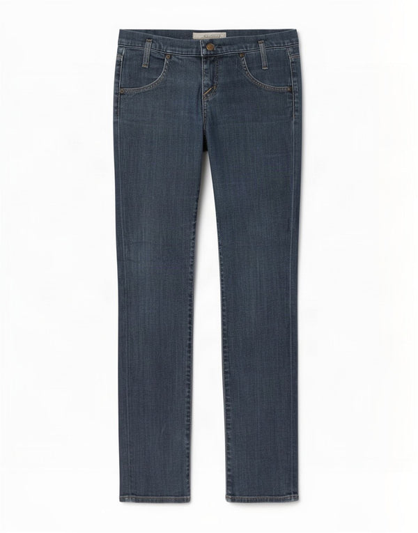 Lee Dame Lynn Slim Jeans W28 L33 Marineblå Bomuld