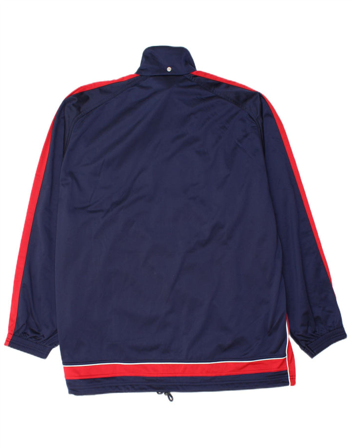 Diadora Træningsdragt til mænd Topjakke UK 44 XL Marineblå Colourblock Polyester