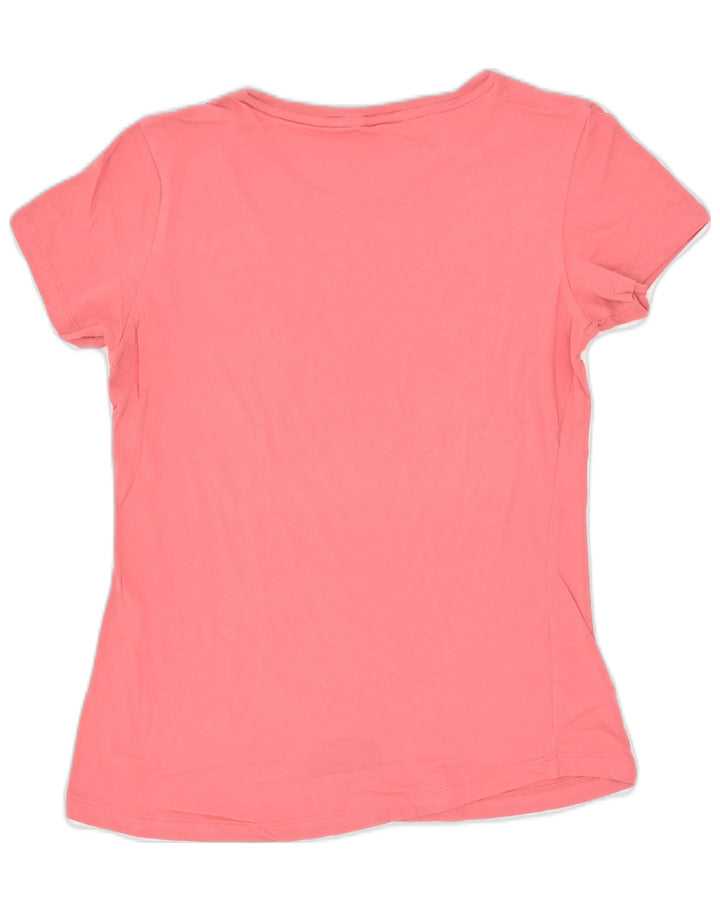 PUMA Womens T-Shirt Top UK 8 Small Pink Cotton | Vintage Puma | Thrift | Second-Hand Puma | Used Clothing | Messina Hembry 