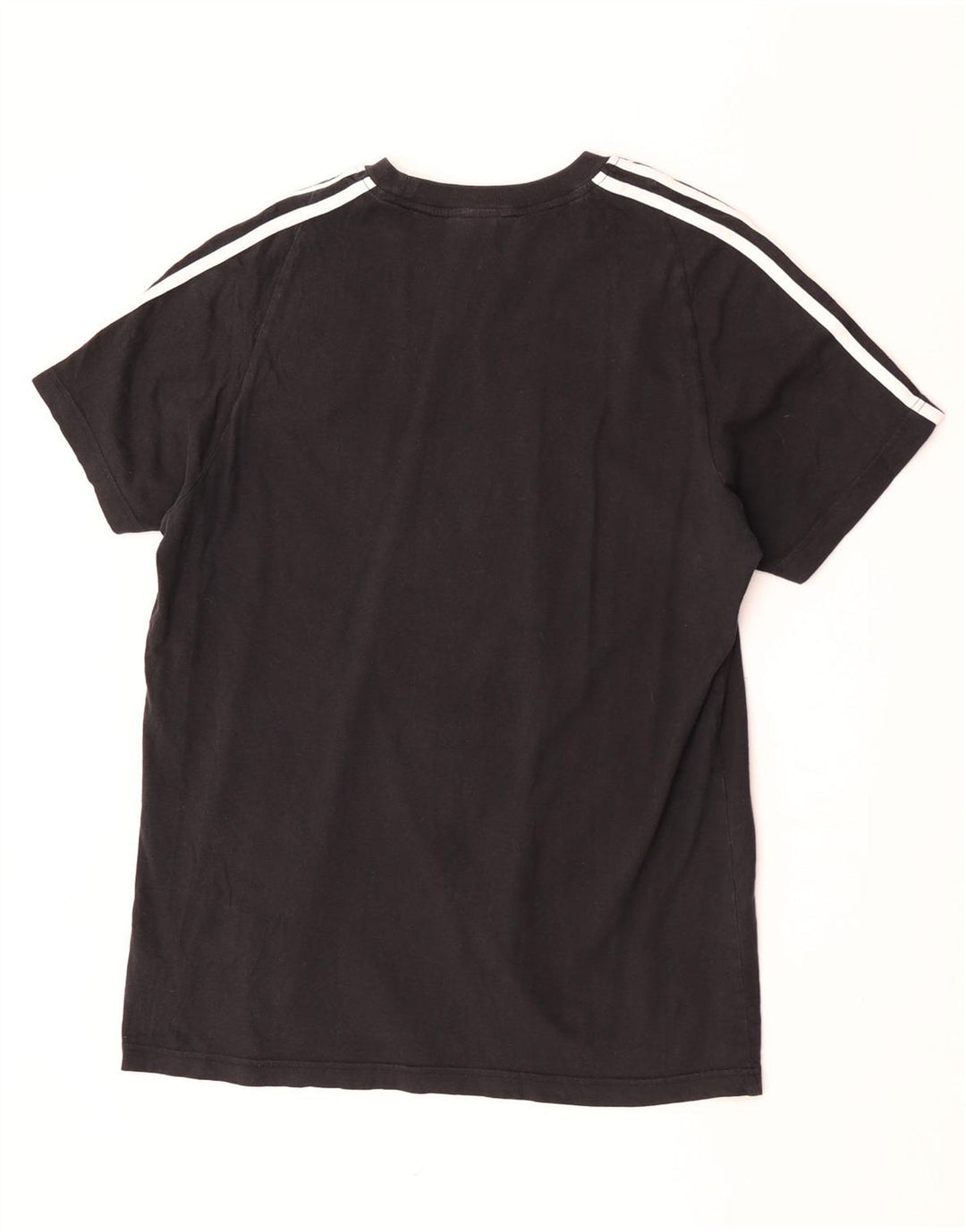 Adidas Herre T-Shirt Top Stor Sort Bomuld