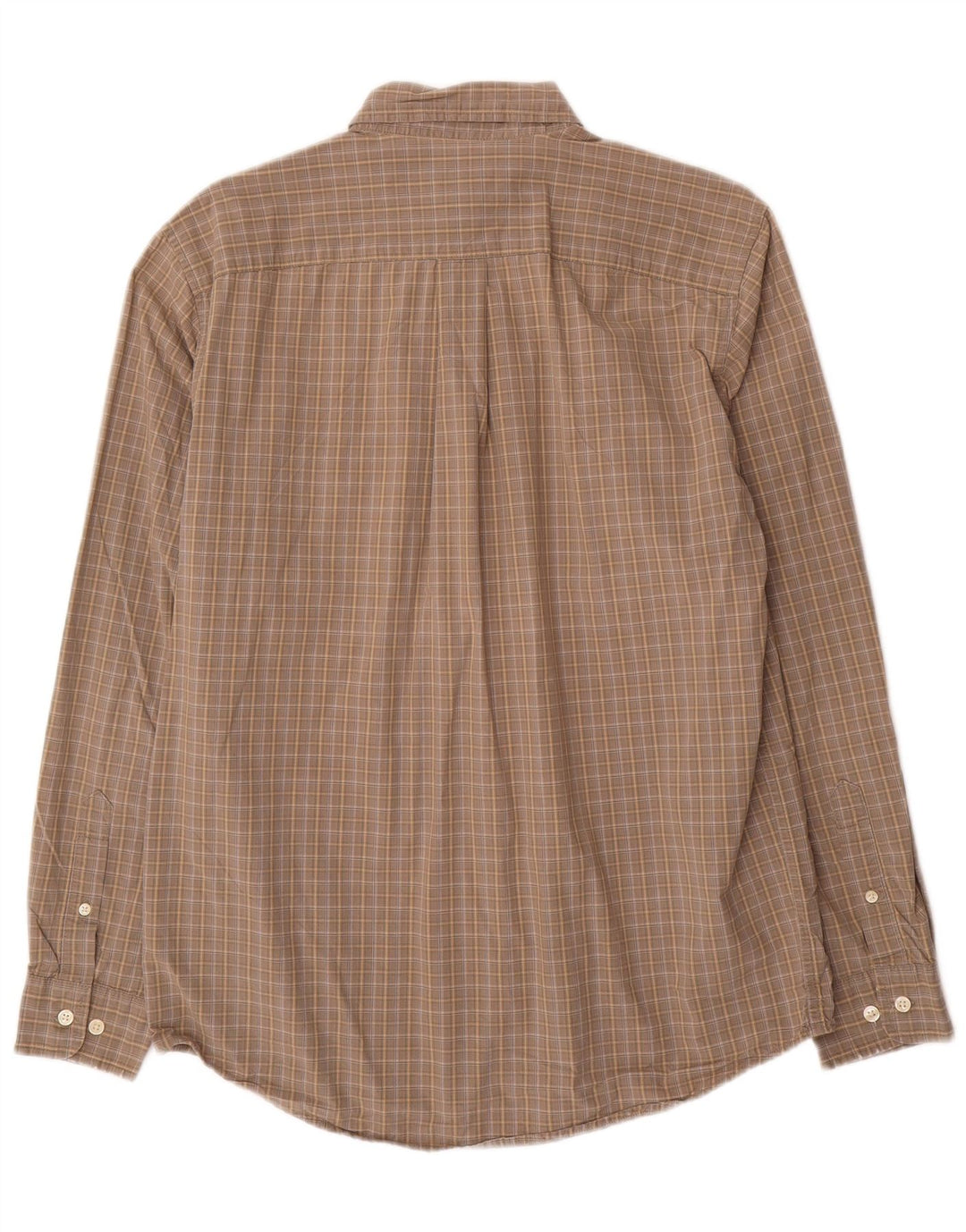 EDDIE BAUER Herreskjorte lille grå ternet bomuld