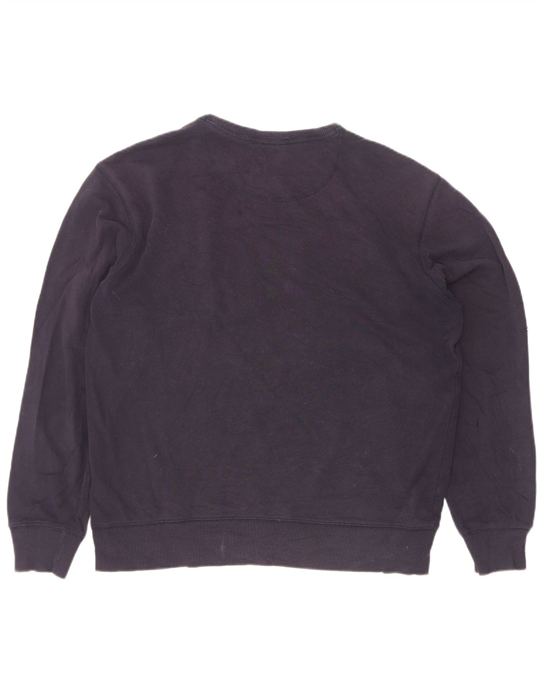 Marks & Spencer Herre Regular Fit Sweatshirt Jumper Stor marineblå bomuld