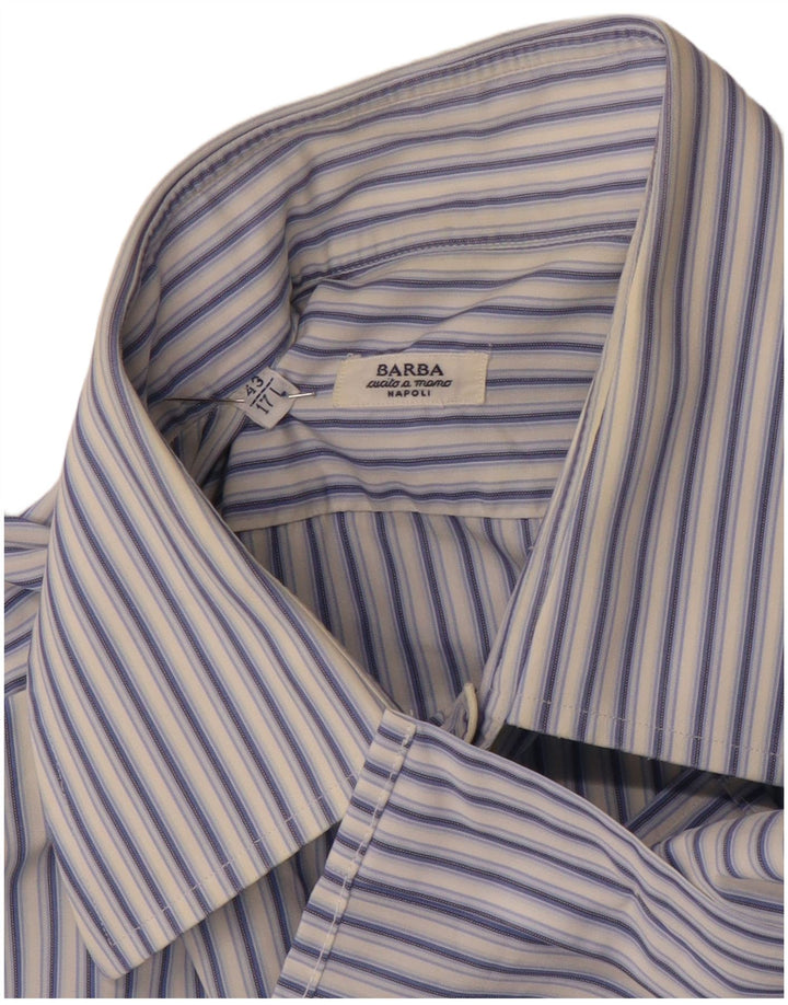 Barba Herreskjorte Str. 17 XL Blå Stribet