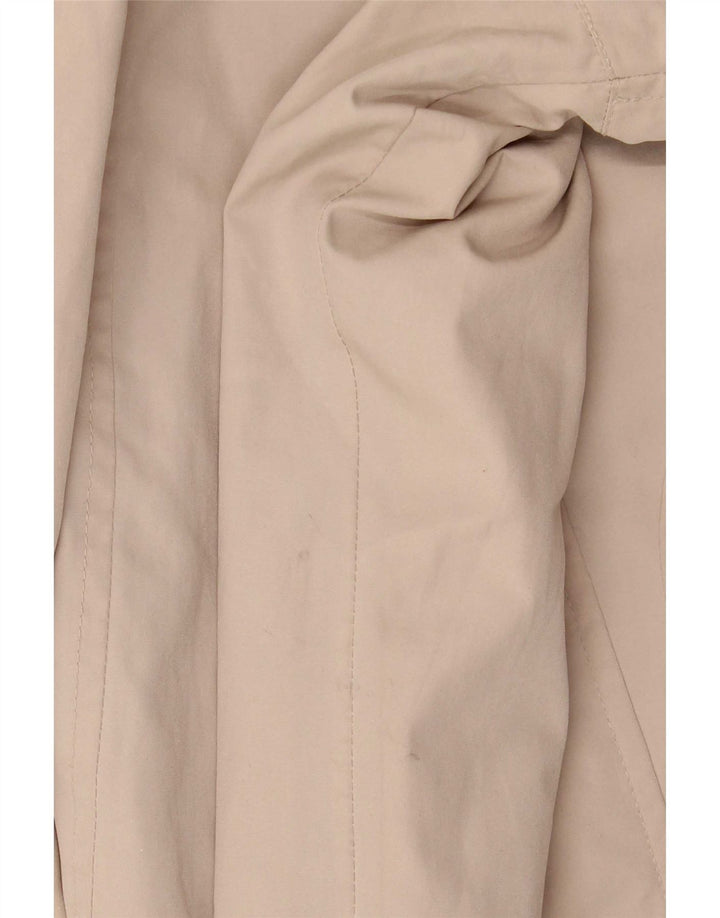 Armani Jeans Regnfrakke med hætte til mænd IT 52 XL Beige Polyester