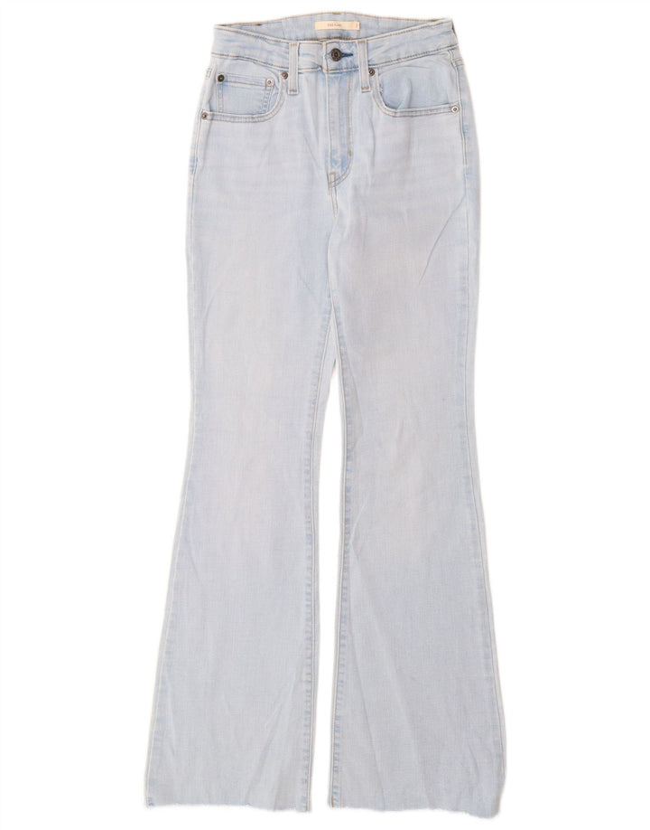 LEVI'S Dame 726 Flared Jeans W27 L32 Blå Bomuld
