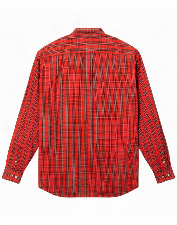 Benetton Herreskjorte Medium Rød Check