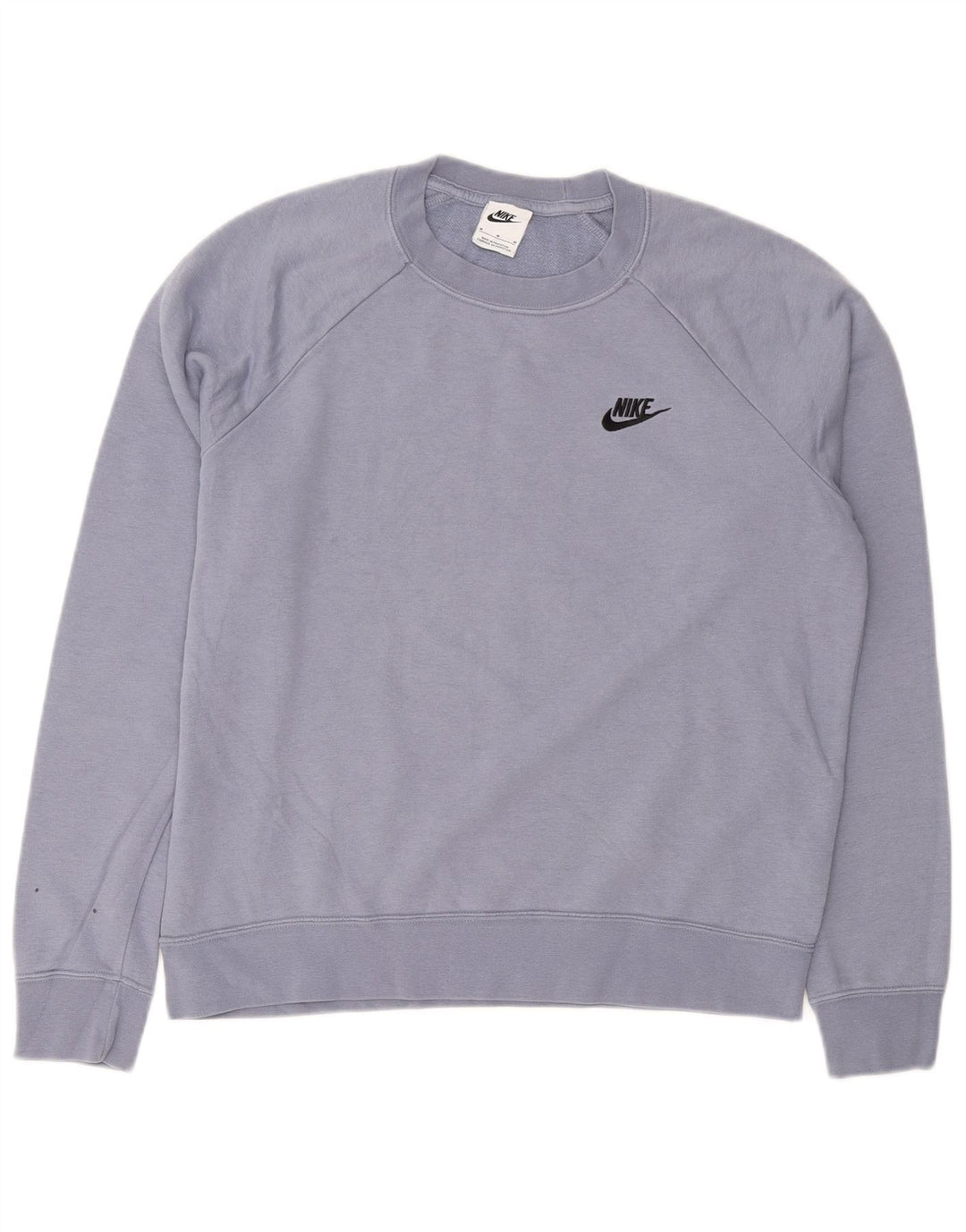 NIKE Sweatshirt Jumper UK 14 Medium Blue Bomuld